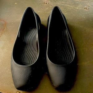 CROCS flats, Black